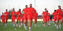 المنتخب الوطني يواصل  استعداداته لمباراتي افريقيا الوسطى