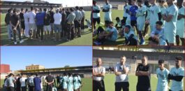 الإلتراس تجتمع بلاعبي نهضة زايو قبل مواجهة إتحاد أجلموس + صور