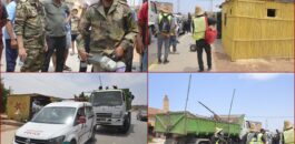 حملة ناجحة لتحرير الملك العمومي بالطريق المؤدي لرأس الماء يقودها قائد الملحقة الإدارية الأولى