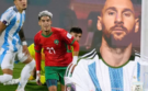 ميسي يواسي لاعبي الأرجنتين بعد الخسارة أمام “أشبال الأطلس”