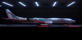 الخطوط الملكية المغربية تحتفي بأسود الأطلس بتصميم خاص باللون الأسود