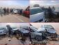 ياربي السلامة… حادثة سير خطيرة بين أفسو وصاكا إثر ضعف الرؤية بسبب الرياح المحملة بالغبار