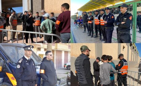 عناصر الشرطة القضائية تؤمّن مباراة نهضة زايو ونهضة السعيدية وسط إجراءات تنظيمية مشددة