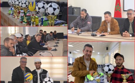 جماعة زايو: عملية توزيع الجوائز الرياضية لفائدة الجمعيات المنظمة للدوريات الرمضانية