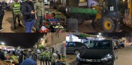 قائد الملحقة الإدارية الأولى بزايو يشرف على تحرير وتنظيف محيط المركب التجاري من الباعة المتجولين