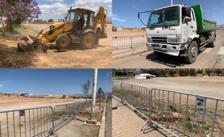حواجز وتنظيف واستعدادات مكثفة.. زايو ترفع درجة التأهب لاستقبال أضاحي العيد + صور