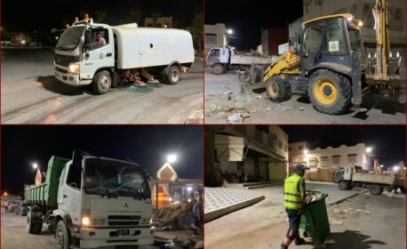 من الليل إلى الصباح… كيف نجحت زايو في “تطهير” شوارعها قبل العيد : شاهد صور